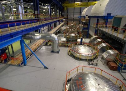 Машинный зал ПГУ-450 на Калининградской ТЭЦ-2